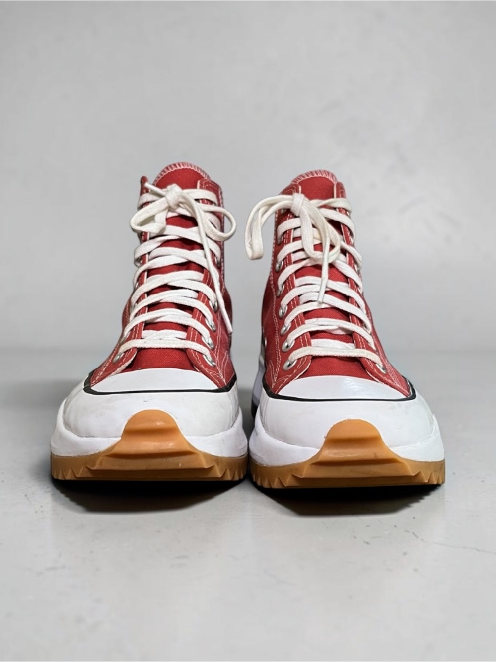 Converse Run Star Hike Platform Rhubarb Pie High Top Sneakers - Picture 5 of 10